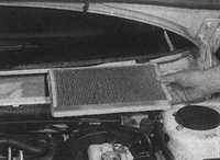  Замена фильтра тонкой очистки воздуха в системе вентиляции Peugeot 406
