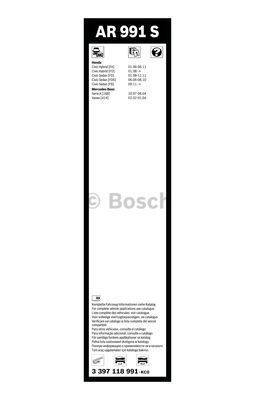 Комплект стеклоочистителей Bosch Aerotwin AR 991 S