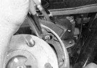 Замена башмаков стояночного тормоза (дисковые тормозные механизмы задних колес) Jeep Grand Cherokee