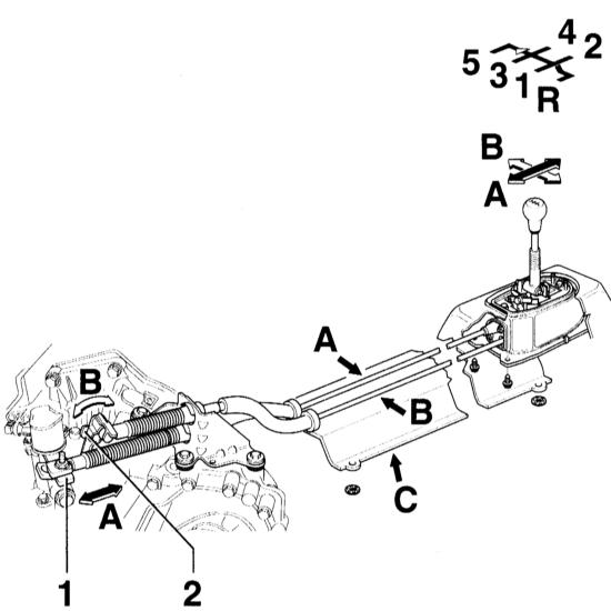  Привод переключения передач Audi A3