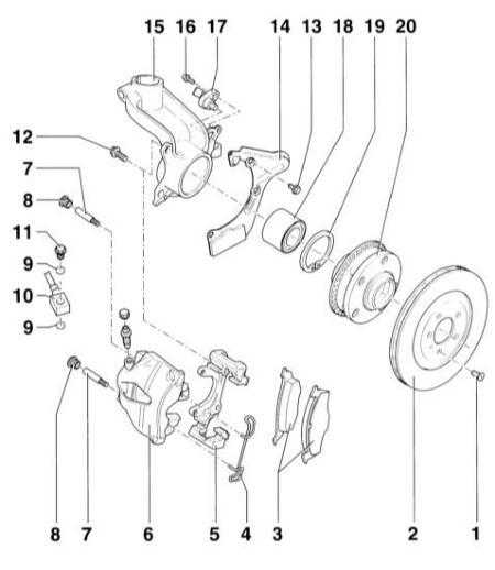  Замена передних тормозных колодок Audi A3