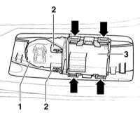  Снятие и установка выключателей и ламп Audi A3