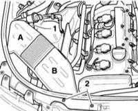  Замена элемента воздушного фильтра двигателя Audi A4