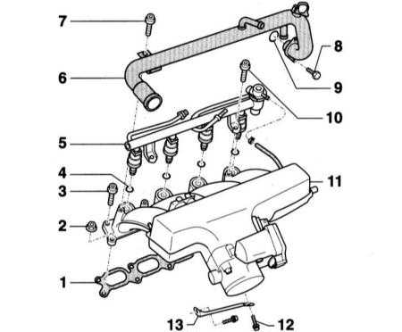  Снятие и установка головки цилиндров Audi A4