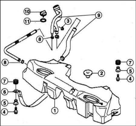  Система питания BMW 5 (E39)