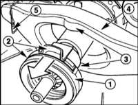  Снятие и установка механизма выключения сцепления BMW 5 (E39)