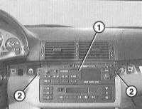  Снятие и установка радиоприемника BMW 3 (E46)