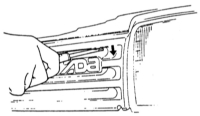   Снятие и установка решетки радиатора Mazda 323