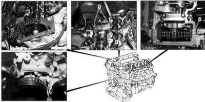  Замена газораспределительной цепи Mercedes-Benz W163