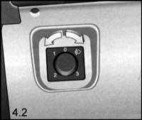  Переключатели управления осветительными и сигнальными приборами Opel Frontera