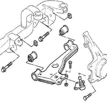 схема задняя подвеска опель вектра б
