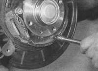  Тормозные колодки ручного тормоза (модели с дисковыми тормозами) Peugeot 406