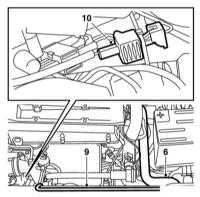  Снятие и установка радиатора Saab 95