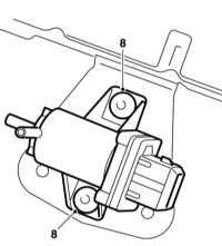 Снятие и установка перепускного клапана турбокомпрессора Saab 95