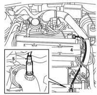  Снятие и установка лямбда-зондов Saab 95