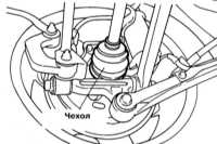  Проверка состояния защитных чехлов приводных валов Subaru Forester