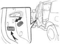  Отпирание и запирание замков автомобиля, управление стеклоподъемниками Toyota Land Cruiser